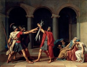 Le Serment des Horaces par Jacques-Louis David
