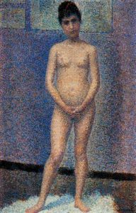 Femme debout par Georges Pierre Seurat